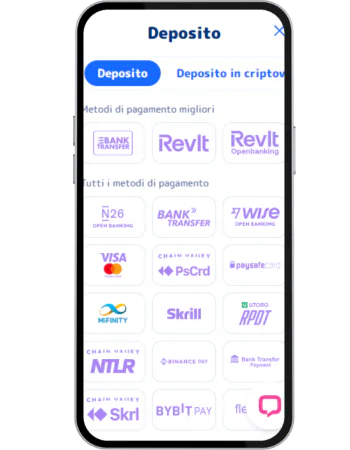 CasinoJoy Ricarica il tuo account