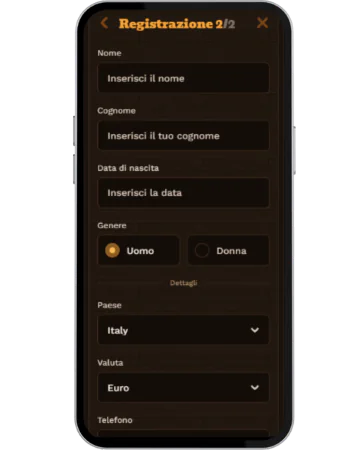 FatPirate Aggiungi informazioni personali