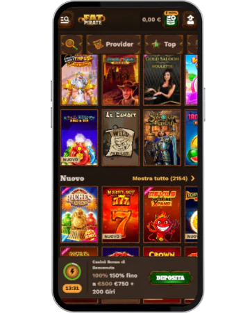 FatPirate Avvia la sessione di gioco