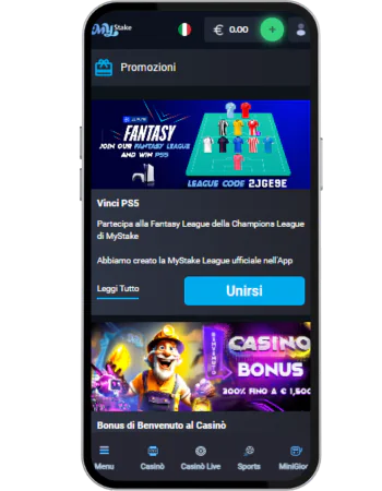 Mystake Prendi i tuoi bonus