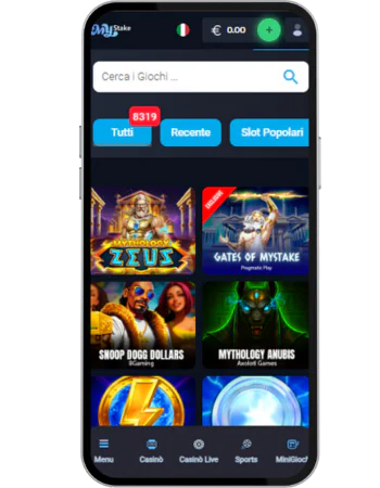 Mystake Seleziona il tuo gioco preferito