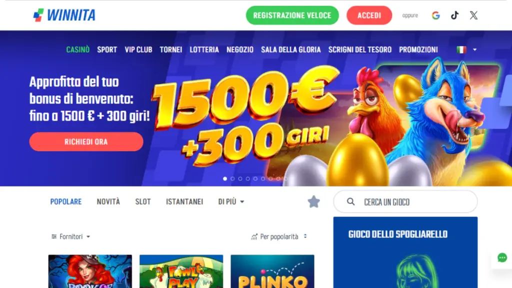 Winnita nuovi casino non aams