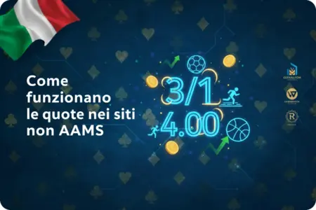 Come funzionano le quote nei siti non AAMS